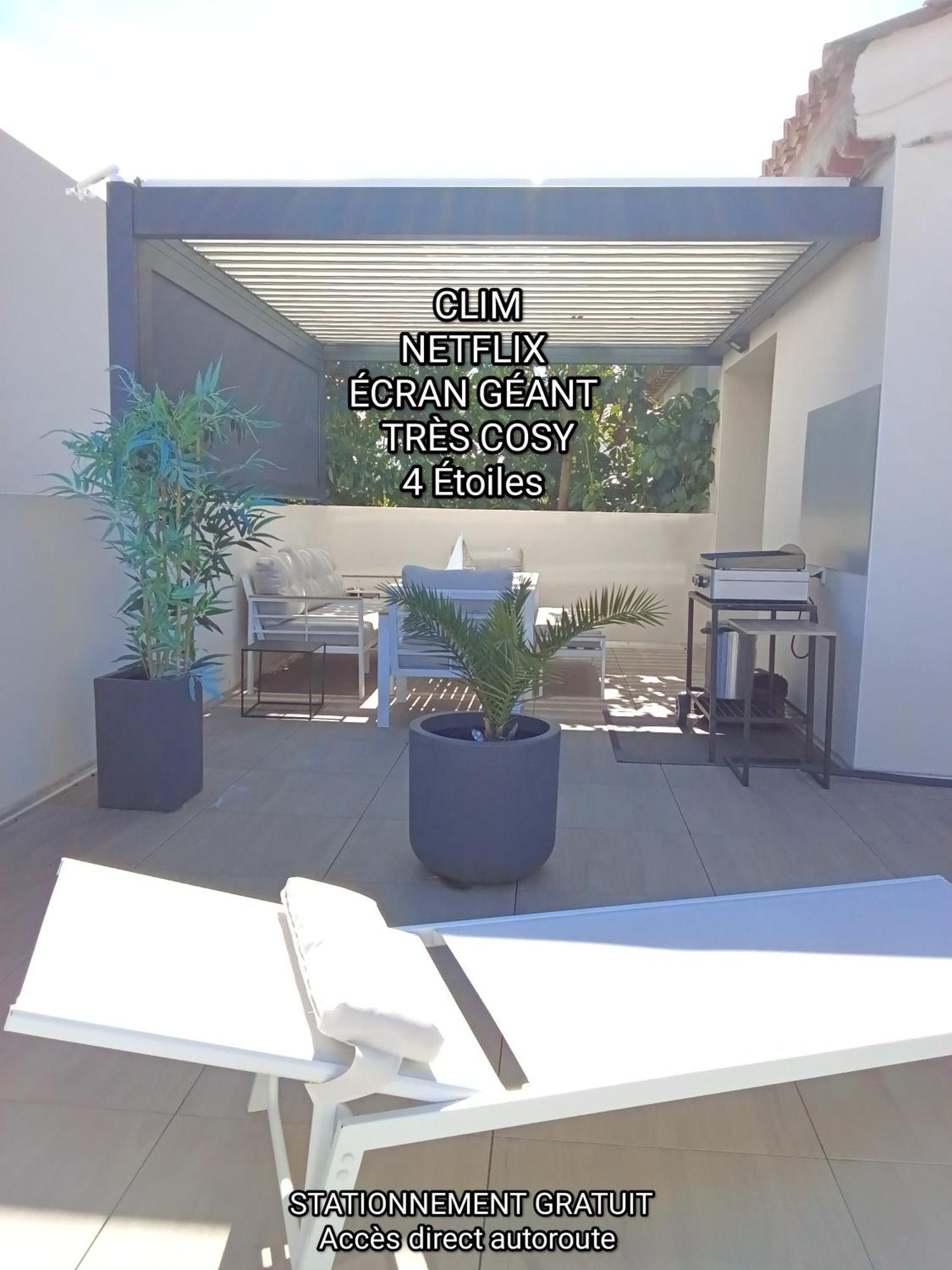 36 2 L'Air Marin Maison Duplex Grande Terrasse Narbonne Exterior photo
